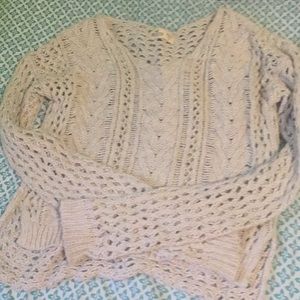 Hollister cropped sweater